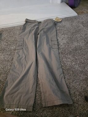 Caribbean Joe Women's Cargo Pants in Sage